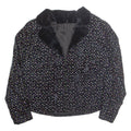 Womens Blazer Jacket Black Floral M