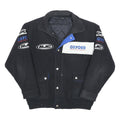 Mens Black Oxford Essential Rider Equipment Jacket XL Polyester Blend Zip Casual
