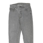 LEVI'S Womens Regular Fit Grey Denim Jeans Button Closure W28 L26 Casual