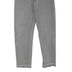 LEVI'S Womens Regular Fit Grey Denim Jeans Button Closure W28 L26 Casual