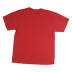 JERZEES Mens Red Illinois State University Redbirds T-Shirt L Short Sleeve Crew
