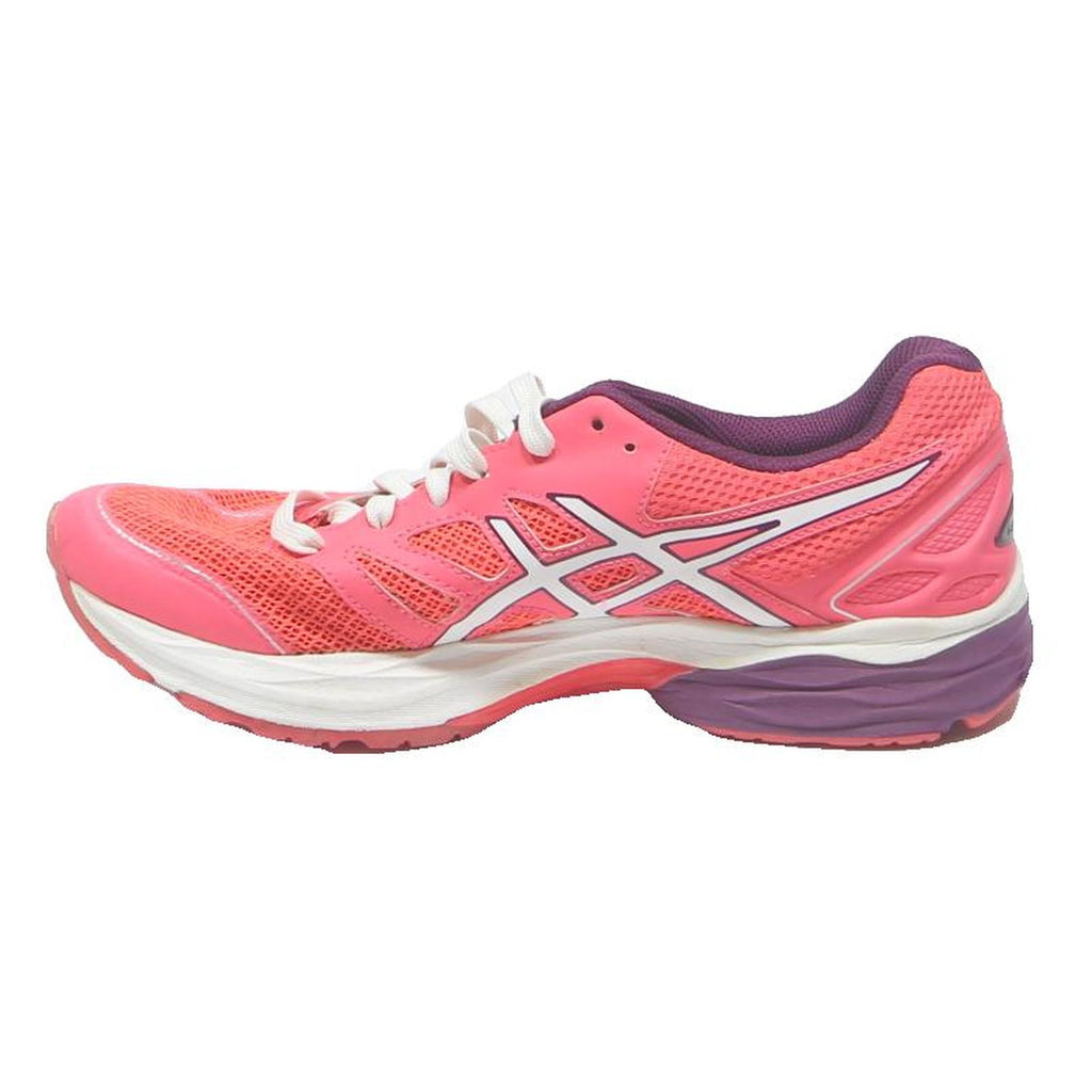 ASICS Womens Running Trainers Pink & Purple Synthetic UK 9 Sports Shoes