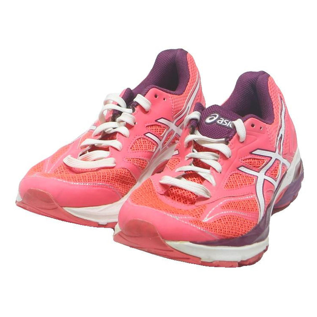 ASICS Womens Running Trainers Pink & Purple Synthetic UK 9 Sports Shoes