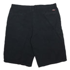 DICKIES Mens Black Casual Shorts XL W38 Cotton Workwear Relaxed Fit Utility
