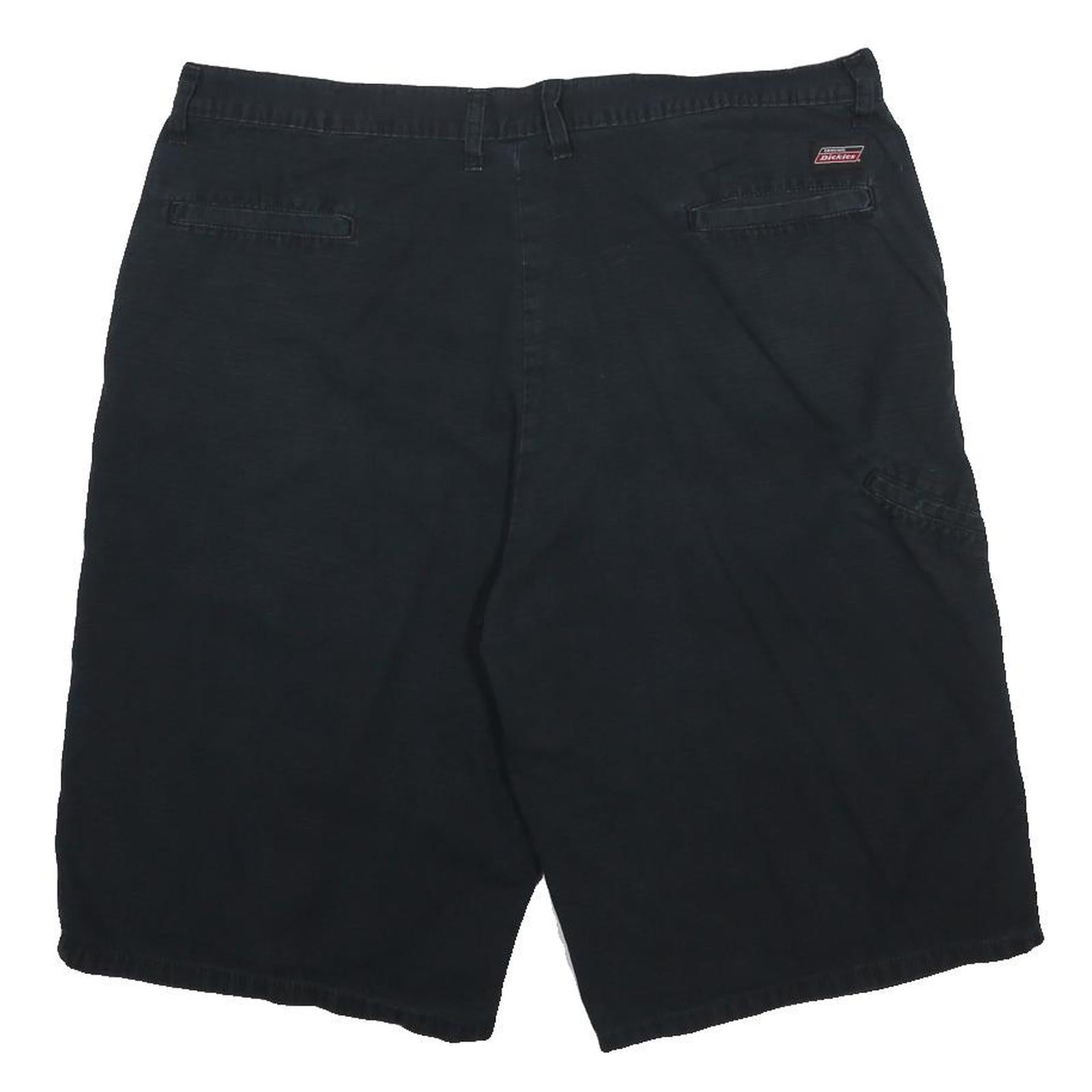 DICKIES Mens Black Casual Shorts XL W38 Cotton Workwear Relaxed Fit Utility