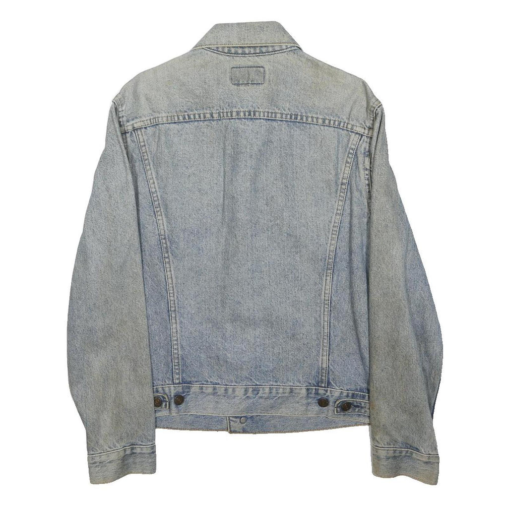 LEVI'S Womens Blue Denim Button Jacket M Classic Western Style Casual Cotton