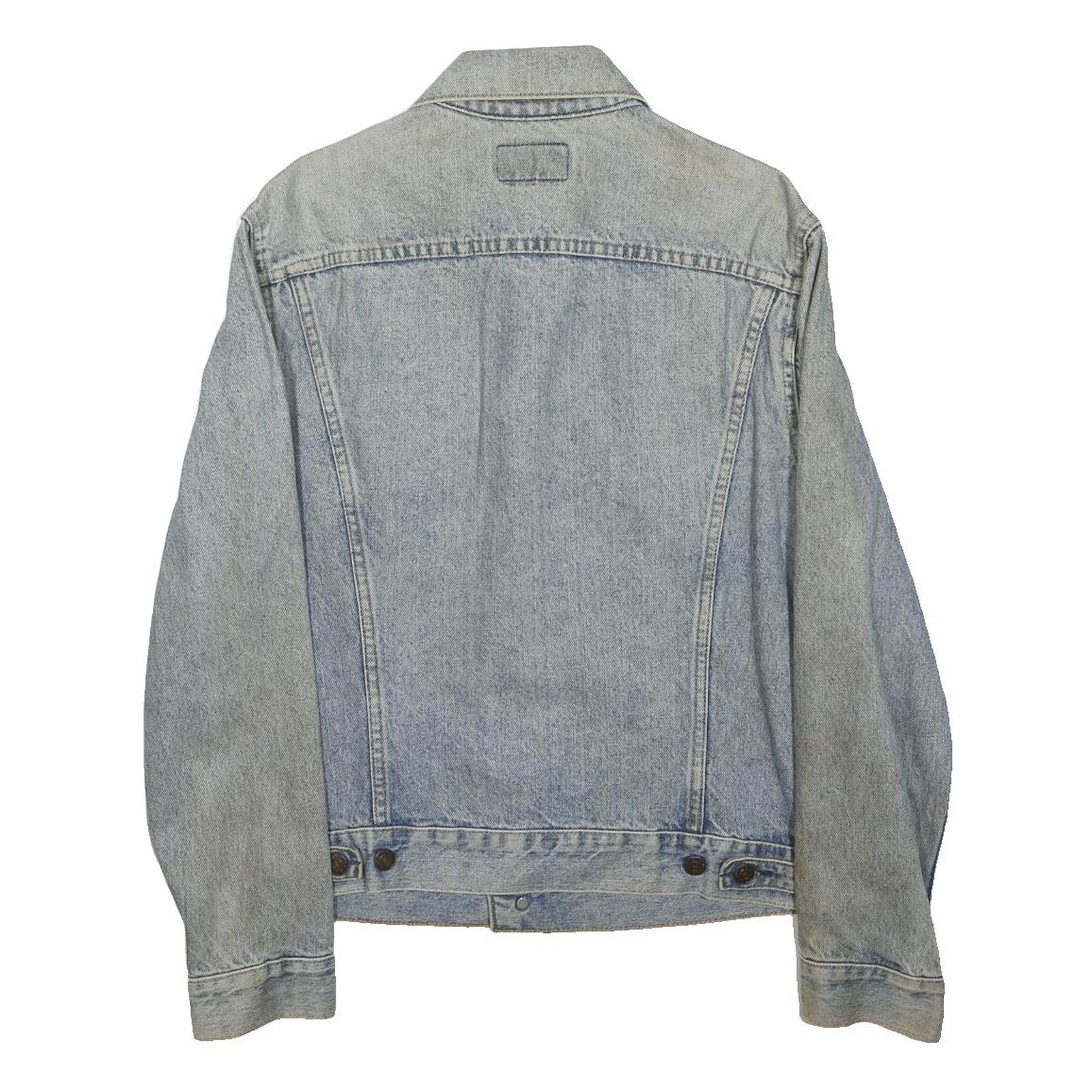 LEVI'S Womens Blue Denim Button Jacket M Classic Western Style Casual Cotton