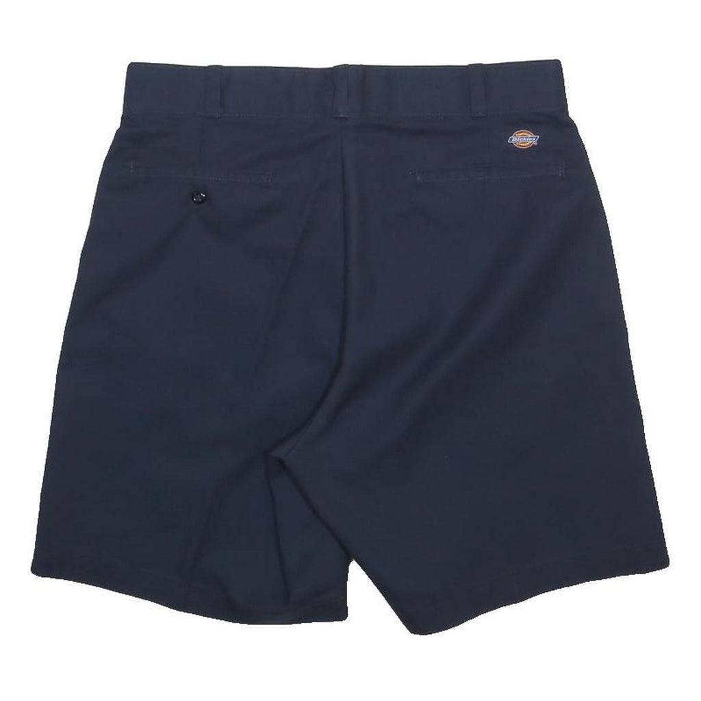 DICKIES Mens Shorts Navy Blue Casual M W34 Classic Cotton Blend