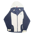 STARTER Mens Jacket Blue Hooded XL