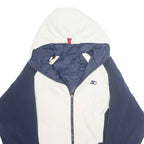 STARTER Mens Jacket Blue Hooded XL
