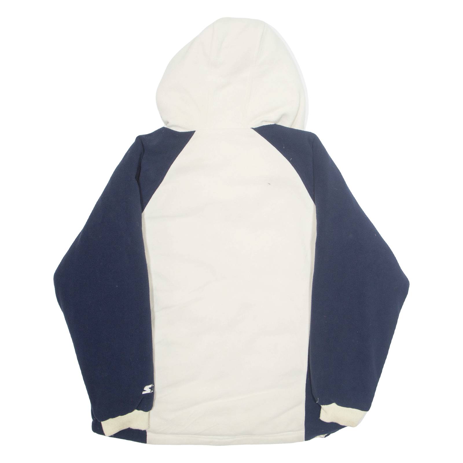 STARTER Mens Jacket Blue Hooded XL