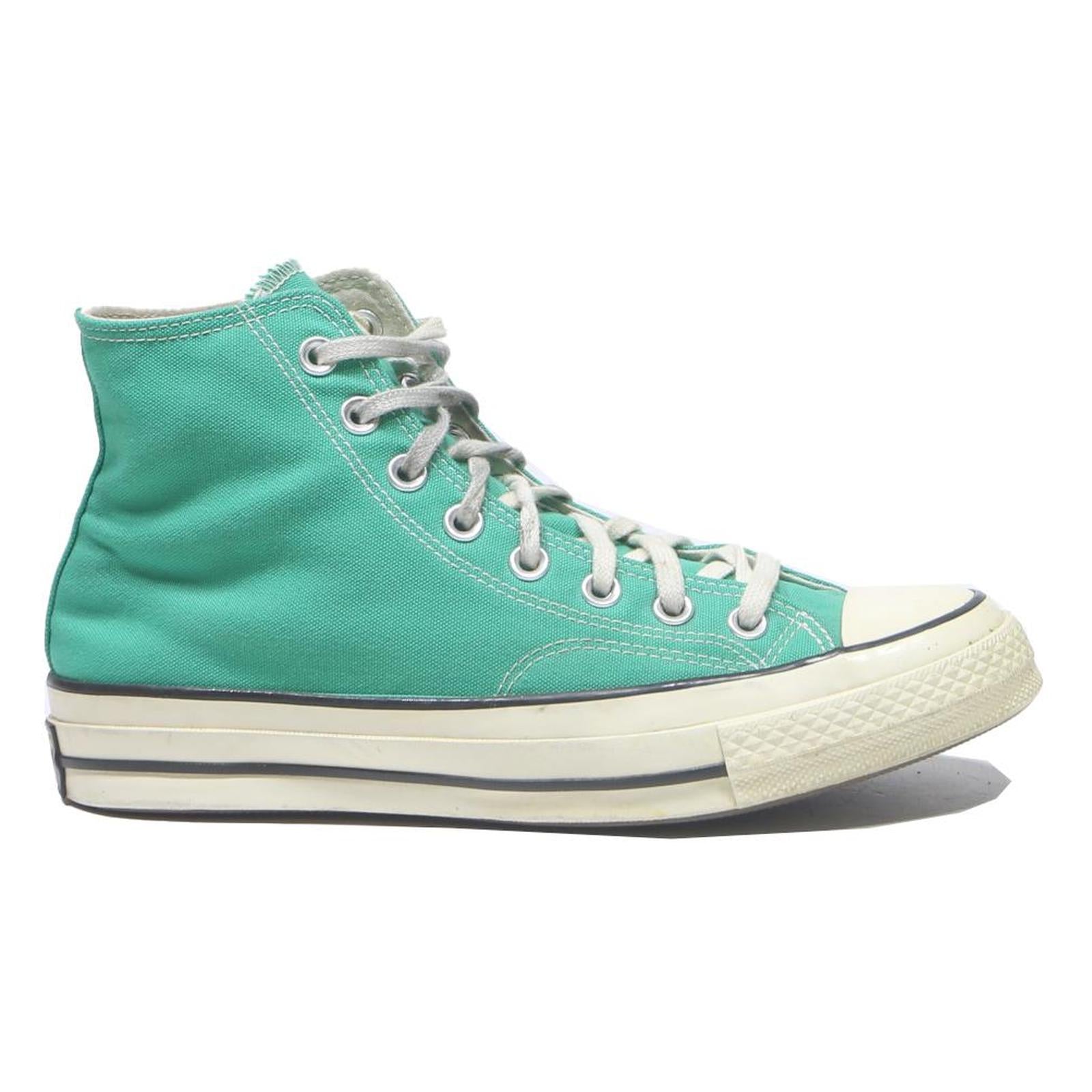 CONVERSE Chuck Taylor All Star Mens High Top Trainers Green Canvas UK 7.5