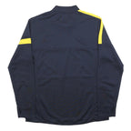 NIKE Mens Blue & Yellow Football Sweatshirt Crew Neck XL Qatar Foundation
