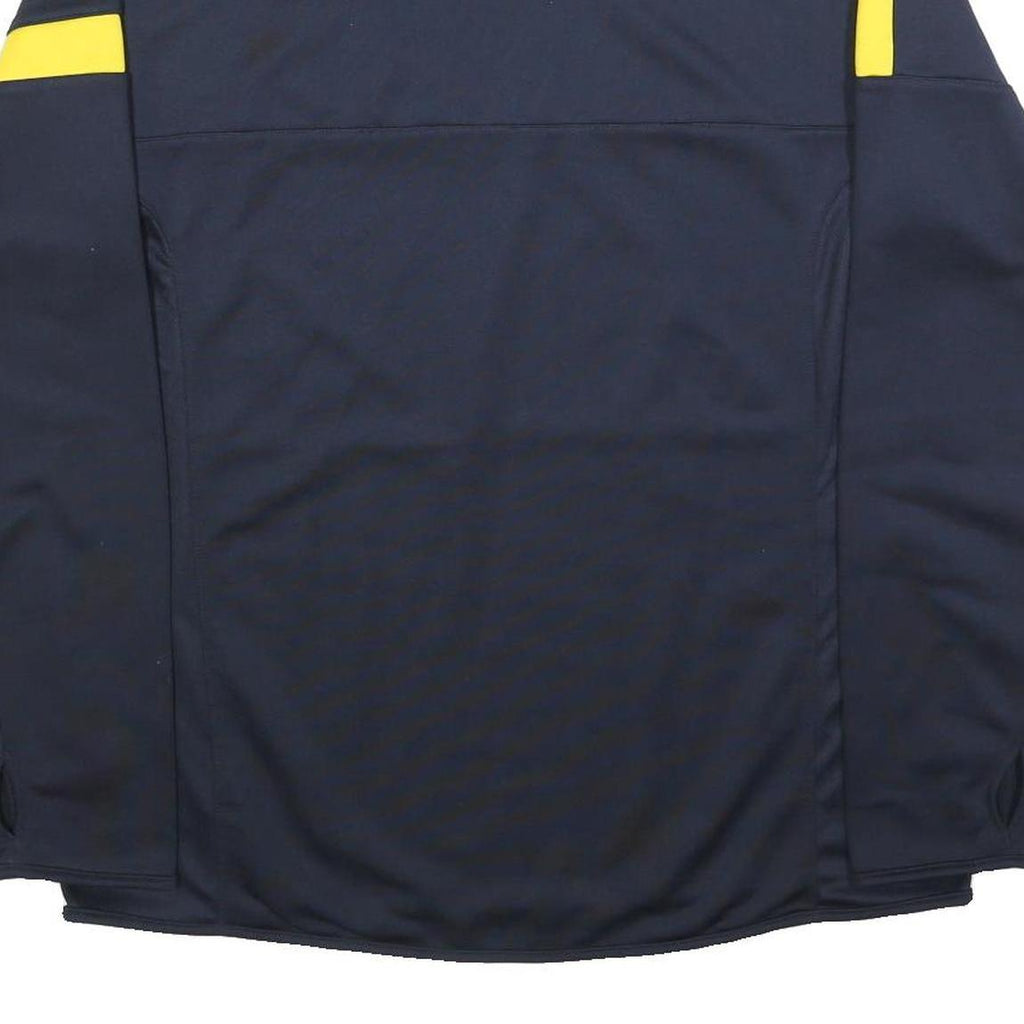 NIKE Mens Blue & Yellow Football Sweatshirt Crew Neck XL Qatar Foundation