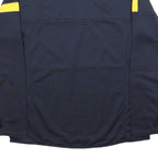 NIKE Mens Blue & Yellow Football Sweatshirt Crew Neck XL Qatar Foundation