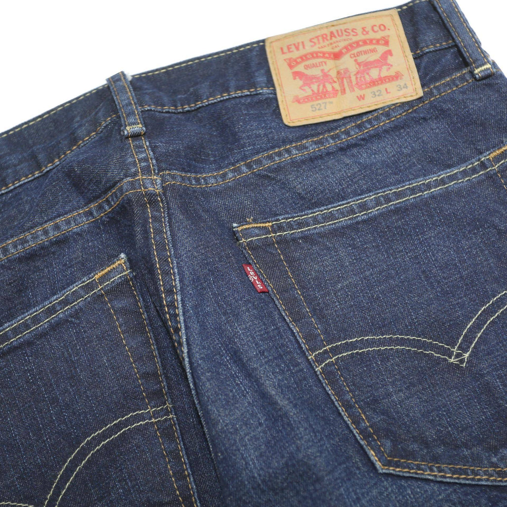 LEVI'S 527 REG Bootcut Mens Jeans Blue Denim Regular W32 L25
