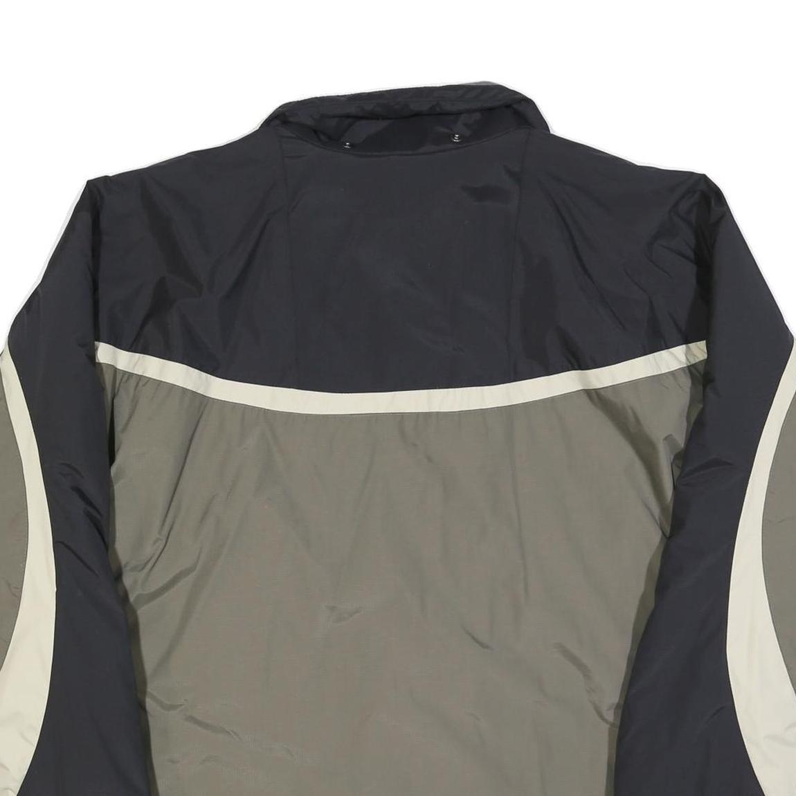 HELLY HANSEN Mens Black & Khaki Outdoor Jacket XL Polyester Blend Colourblock