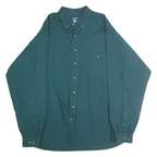 HONORS Mens Blue Button Down Shirt XL Cotton Casual Classic