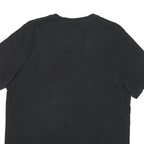 PUMA Mens Black Graphic T-Shirt L Short Sleeve Crew Neck Sports Logo Print