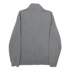 NIKE Mens Grey 1/4 Zip XS Cotton Blend Sweatshirt Pullover Casual Comfort