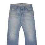 LEVI'S 506 Low Boot Mens Jeans Blue Regular Bootcut Denim Medium W34 L34 Classic
