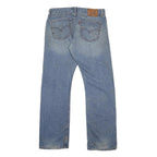 LEVI'S 506 Low Boot Mens Jeans Blue Regular Bootcut Denim Medium W34 L34 Classic