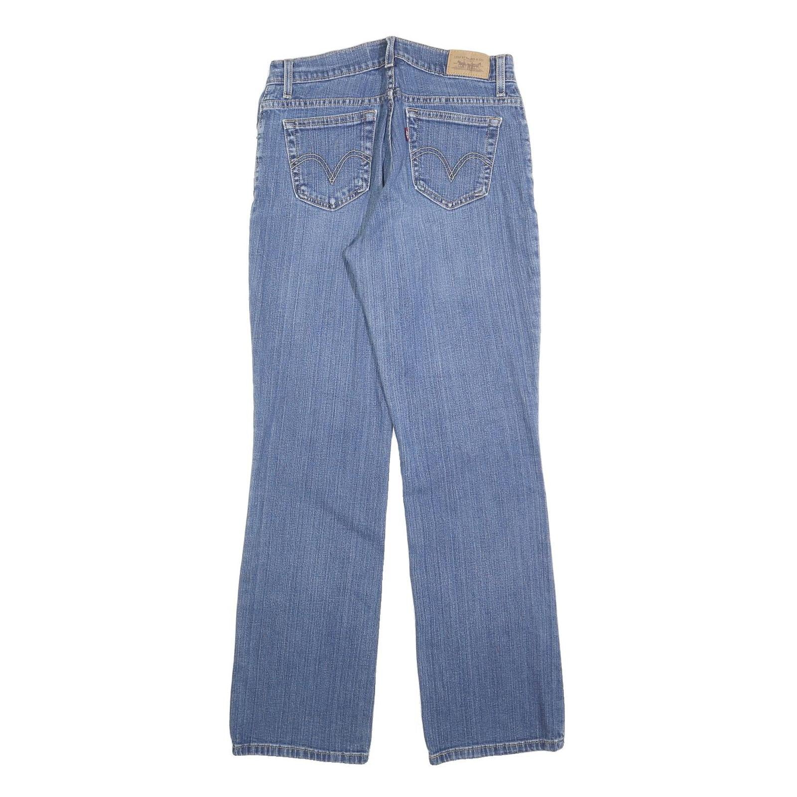 LEVI'S 550 Straight Womens Jeans Blue Relaxed Straight Denim Medium W28 L30