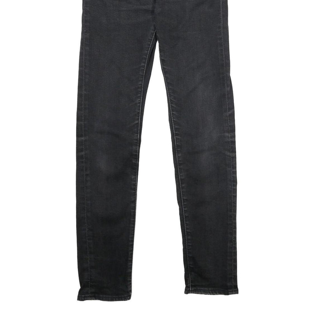 LEVI'S 510 BIG E Mens Jeans Black Slim Skinny Denim W28 L32 Classic Zip