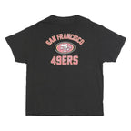 Mens Black San Francisco 49ers Graphic T-Shirt XL Short Sleeve Crew Neck