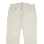 LEVI'S Mens Cotton Beige Loose Straight Trousers W36 L30 Casual Zip Fly
