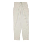 BRAX Womens Linen Blend Cream Slim Tapered Trousers W28 L30 Stylish Comfort