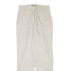 BRAX Womens Linen Blend Cream Slim Tapered Trousers W28 L30 Stylish Comfort