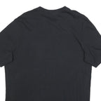 NIKE Mens Black Graphic T-Shirt L Short Sleeve Crew Neck Cotton Blend