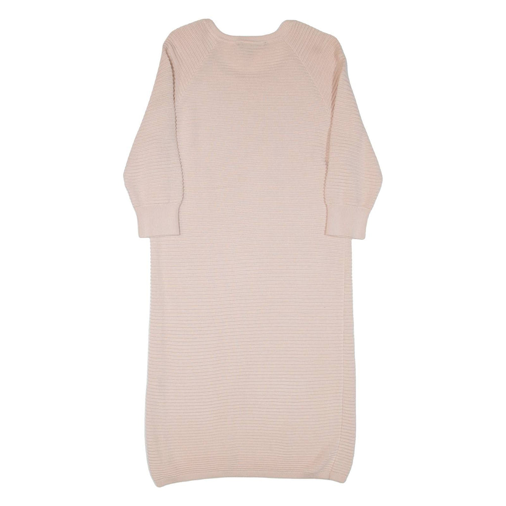 FRENCH CONNECTION Womens Jumper Dress Pink Long Sleeve Knee Length XS