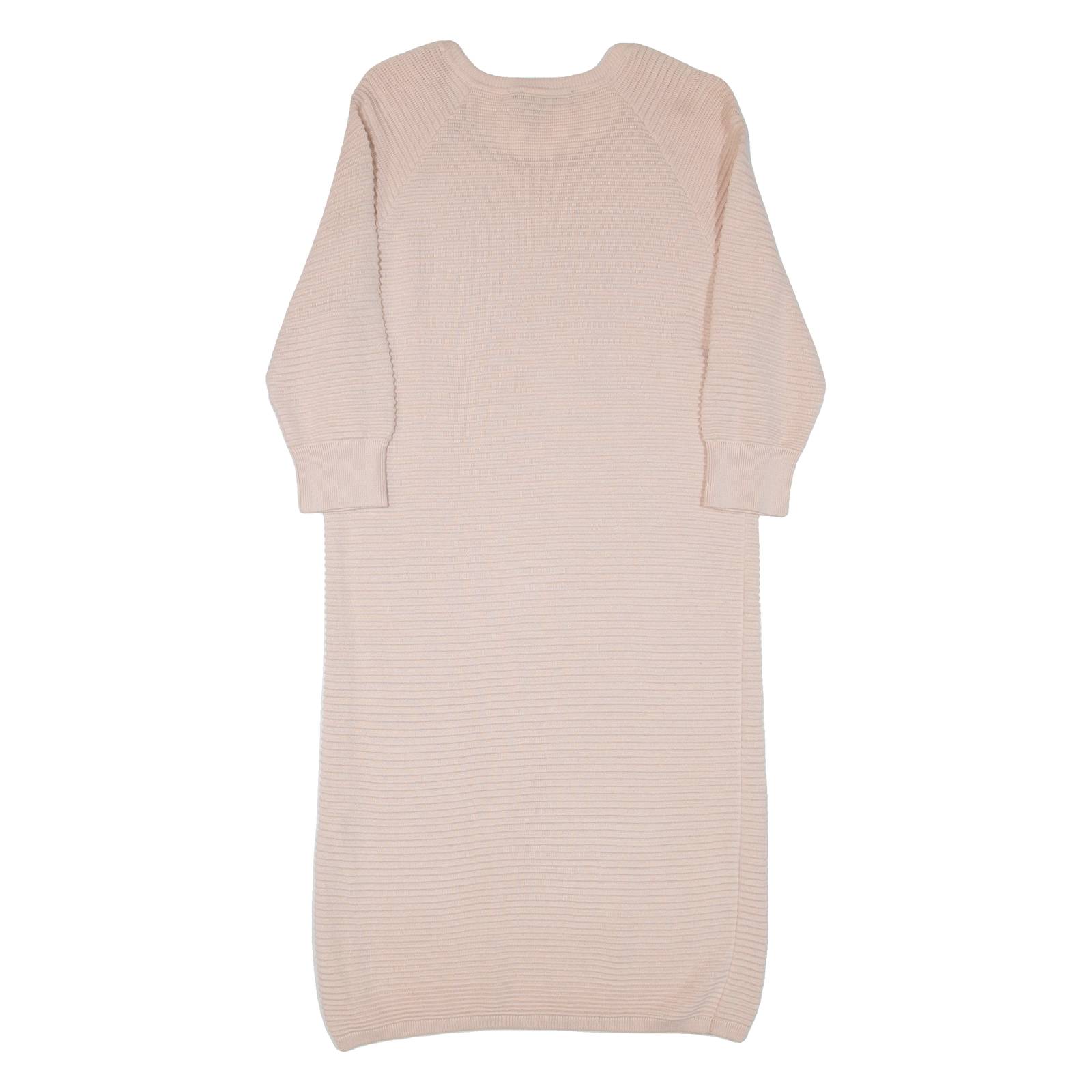 FRENCH CONNECTION Womens Jumper Dress Pink Long Sleeve Knee Length XS
