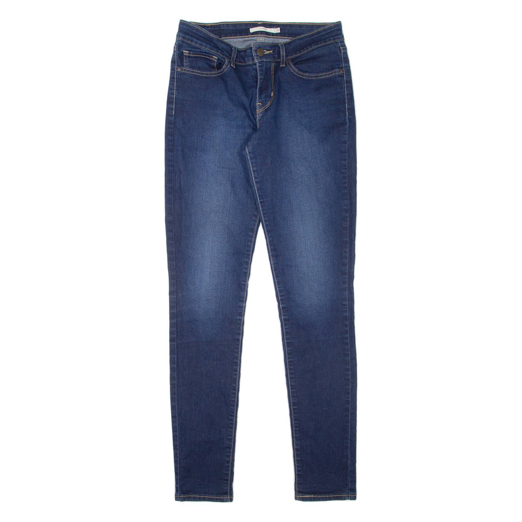 LEVI'S 711 Womens Jeans Blue Slim Skinny Stone Wash W28 L34