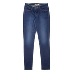 LEVI'S 711 Womens Jeans Blue Slim Skinny Stone Wash W28 L34