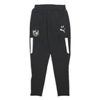 PUMA Mens Joggers Black Polyester Slim Tapered M W25 L27 Sportswear Fitness