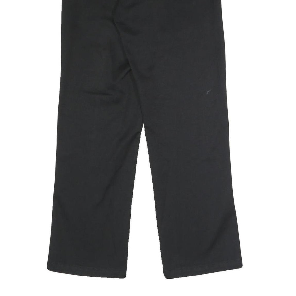DICKIES Mens Polyester Blend Black Classic Straight Trousers W32 L32 Workwear