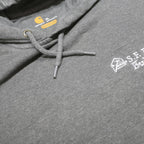 CARHARTT Mens Grey Pullover S.F. Pauli Builders Hoodie XL Cotton Blend