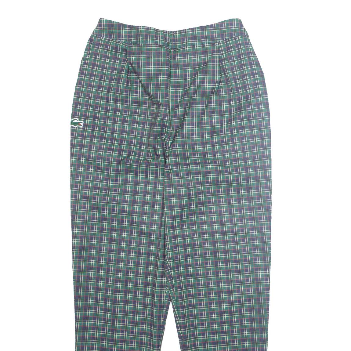 LACOSTE Chino Mens Trousers Green Regular Straight W24 L26