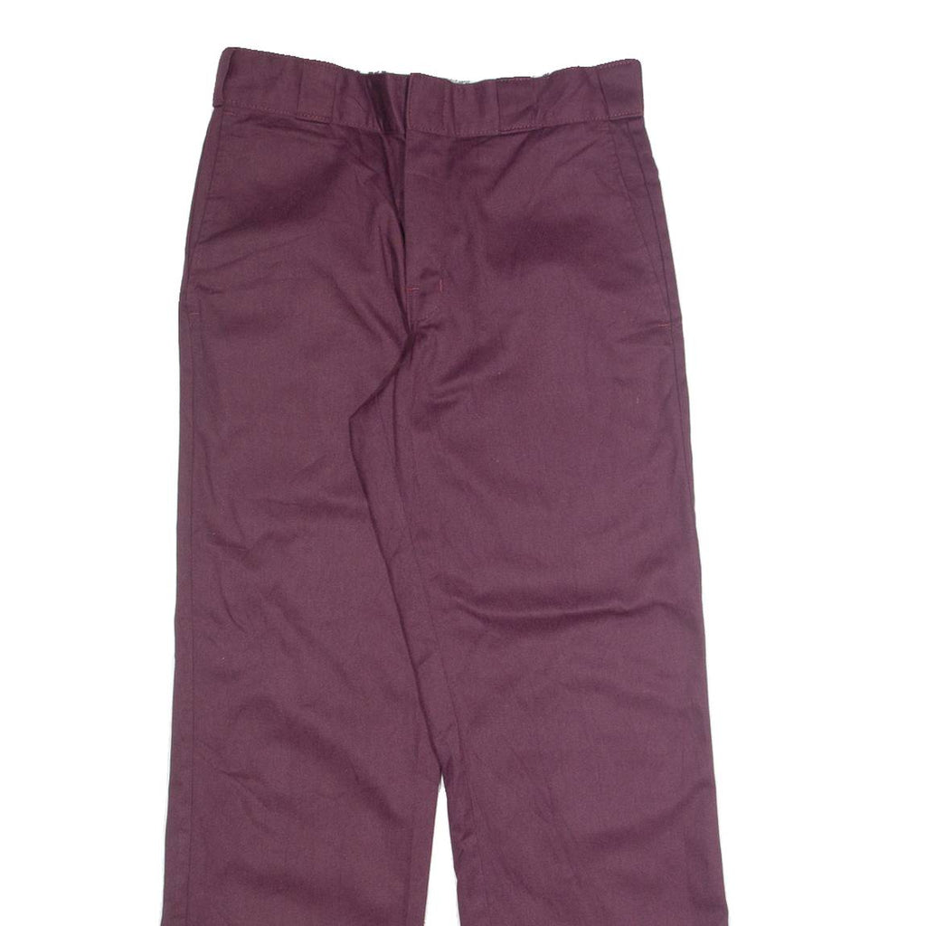 DICKIES Chino Mens Trousers Purple Slim Straight W30 L30