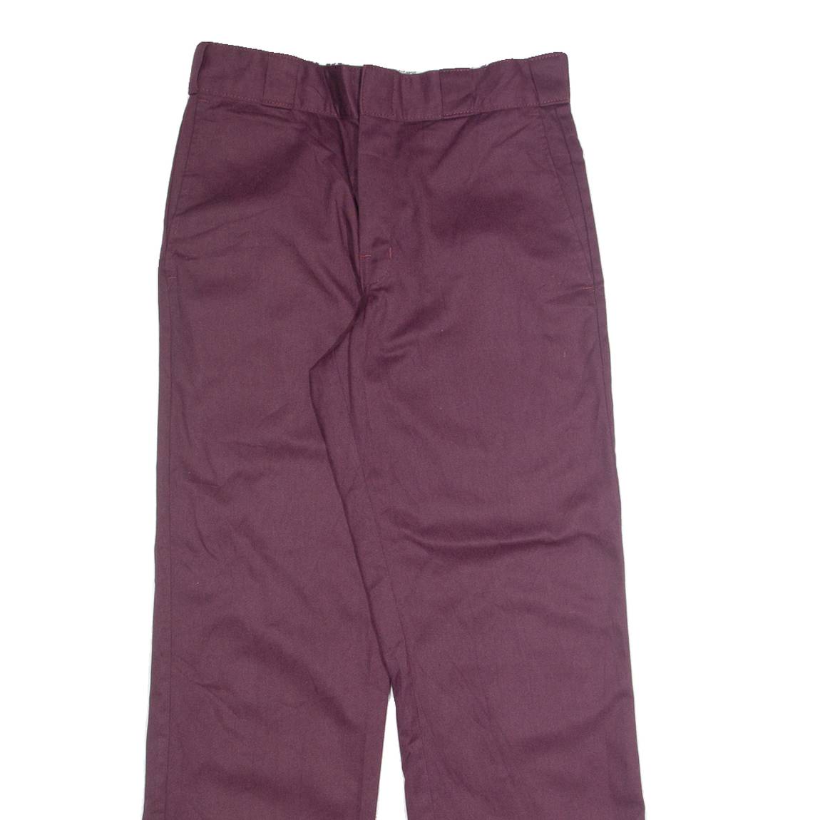 DICKIES Chino Mens Trousers Purple Slim Straight W30 L30