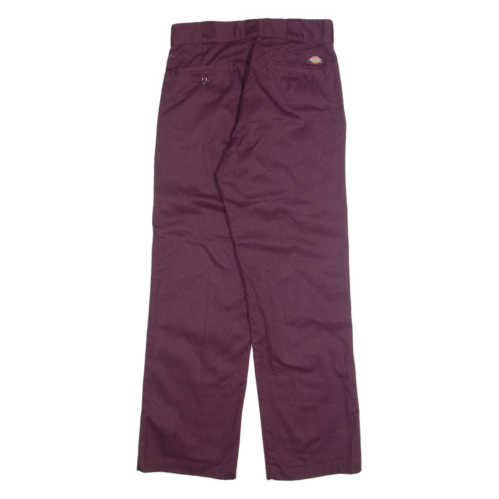 DICKIES Chino Mens Trousers Purple Slim Straight W30 L30