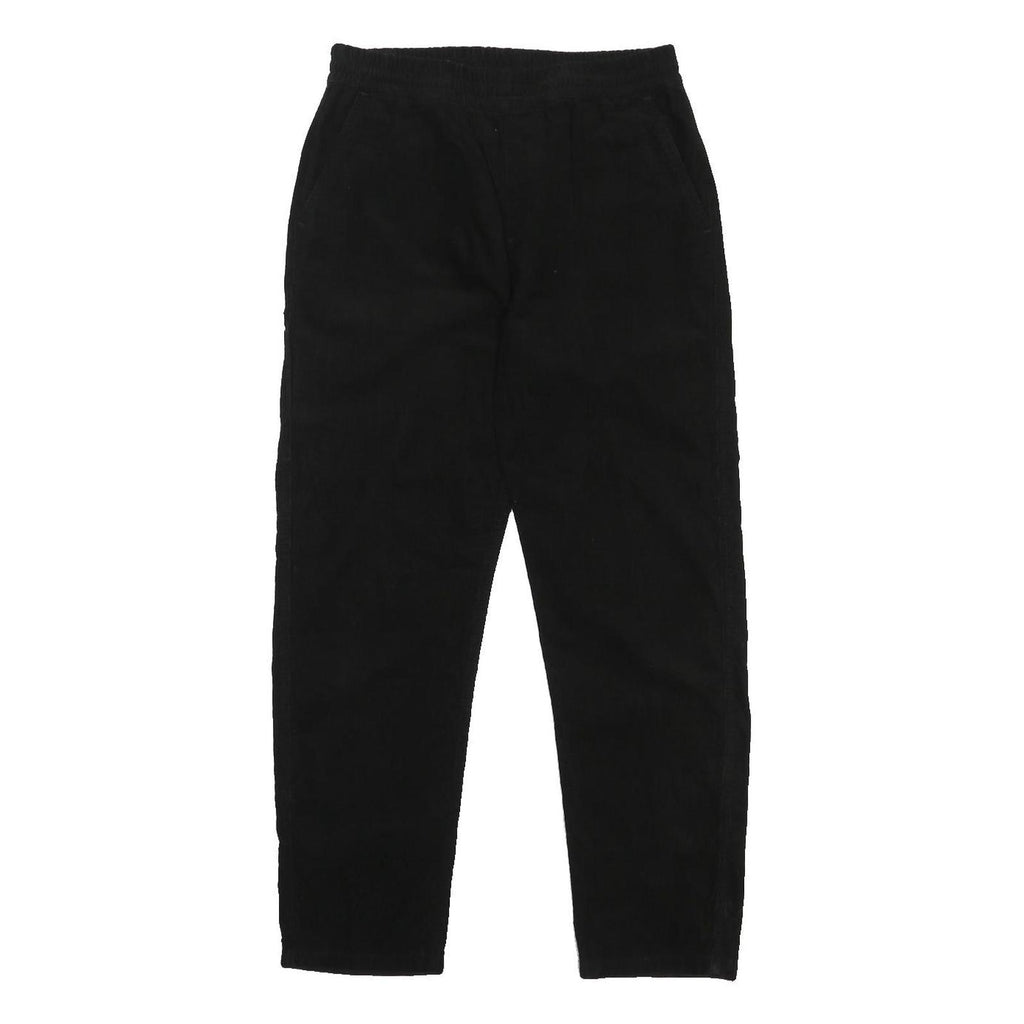 CARHARTT Womens Black Cotton Regular Fit Straight Trousers W32 L29 Casual