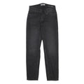 CARHARTT WIP Womens Slim Black Jeans Denim Dark W25 L26 Stylish Zip Closure
