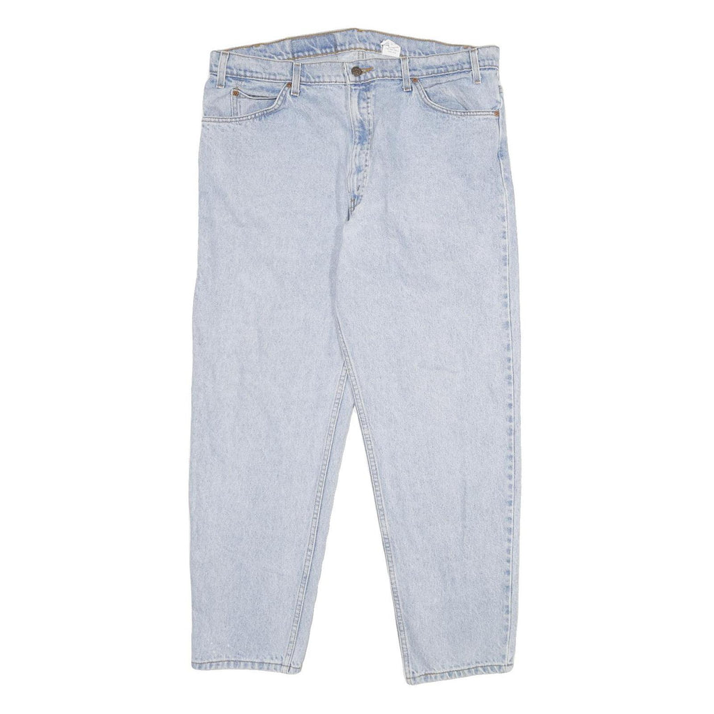 LEVI'S 55 Mens Jeans Blue Relaxed Straight Denim Light W38 L32 Classic Casual