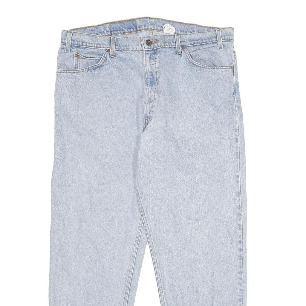 LEVI'S 55 Mens Jeans Blue Relaxed Straight Denim Light W38 L32 Classic Casual