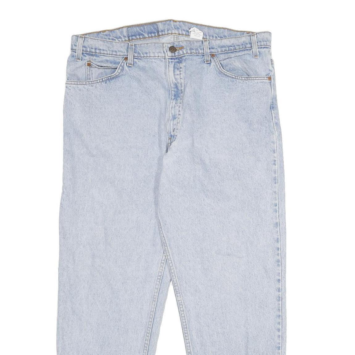 LEVI'S 55 Mens Jeans Blue Relaxed Straight Denim Light W38 L32 Classic Casual