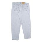LEVI'S 55 Mens Jeans Blue Relaxed Straight Denim Light W38 L32 Classic Casual